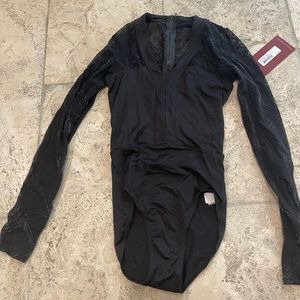 Black Mirella leotard